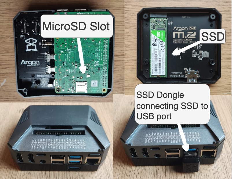 Raspberry Pi in Argon ONE case